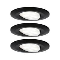 LED-Deckenleuchte Calla IP65 in Schwarz max. 6 Watt - Schwarz, Basics, Metall (9cm) - Paulmann