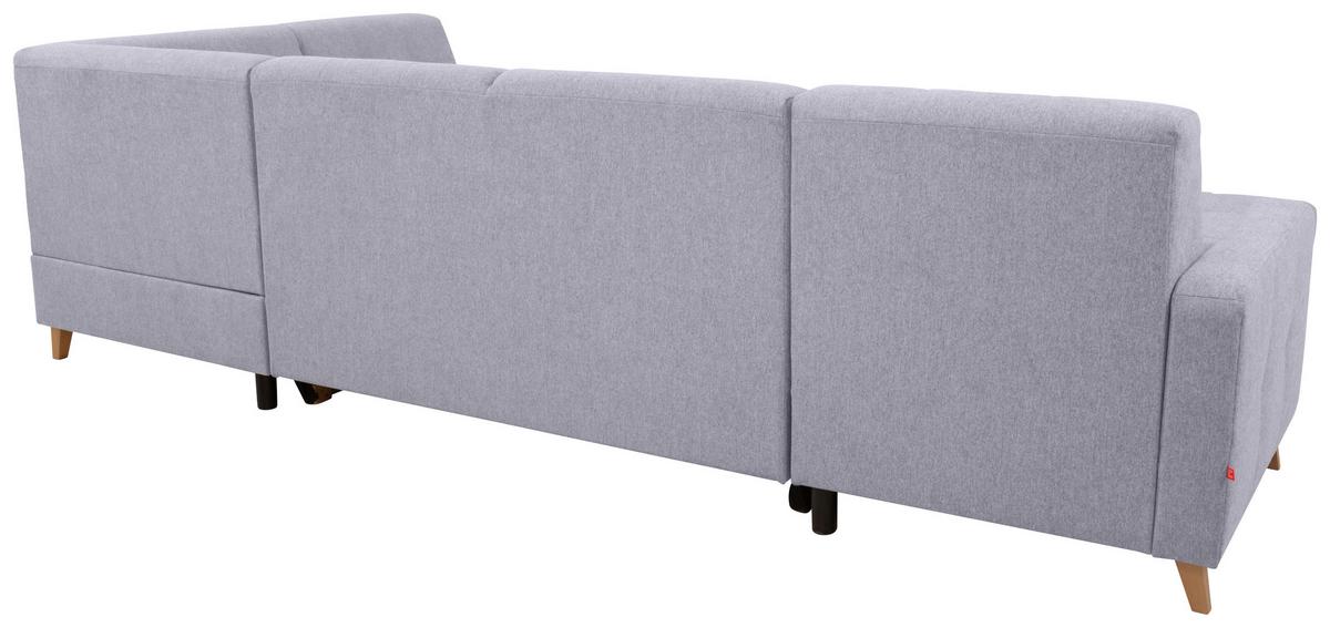 Coltar LARS U - gri, Modern, lemn/textil (161/299/187cm) - Best Price