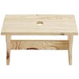 Taburet Uni 2 - culoare lemn pin, Natur, lemn (40/19/21cm) Taburet Uni 2 - culoare lemn pin, Natur, lemn (40/19/21cm)