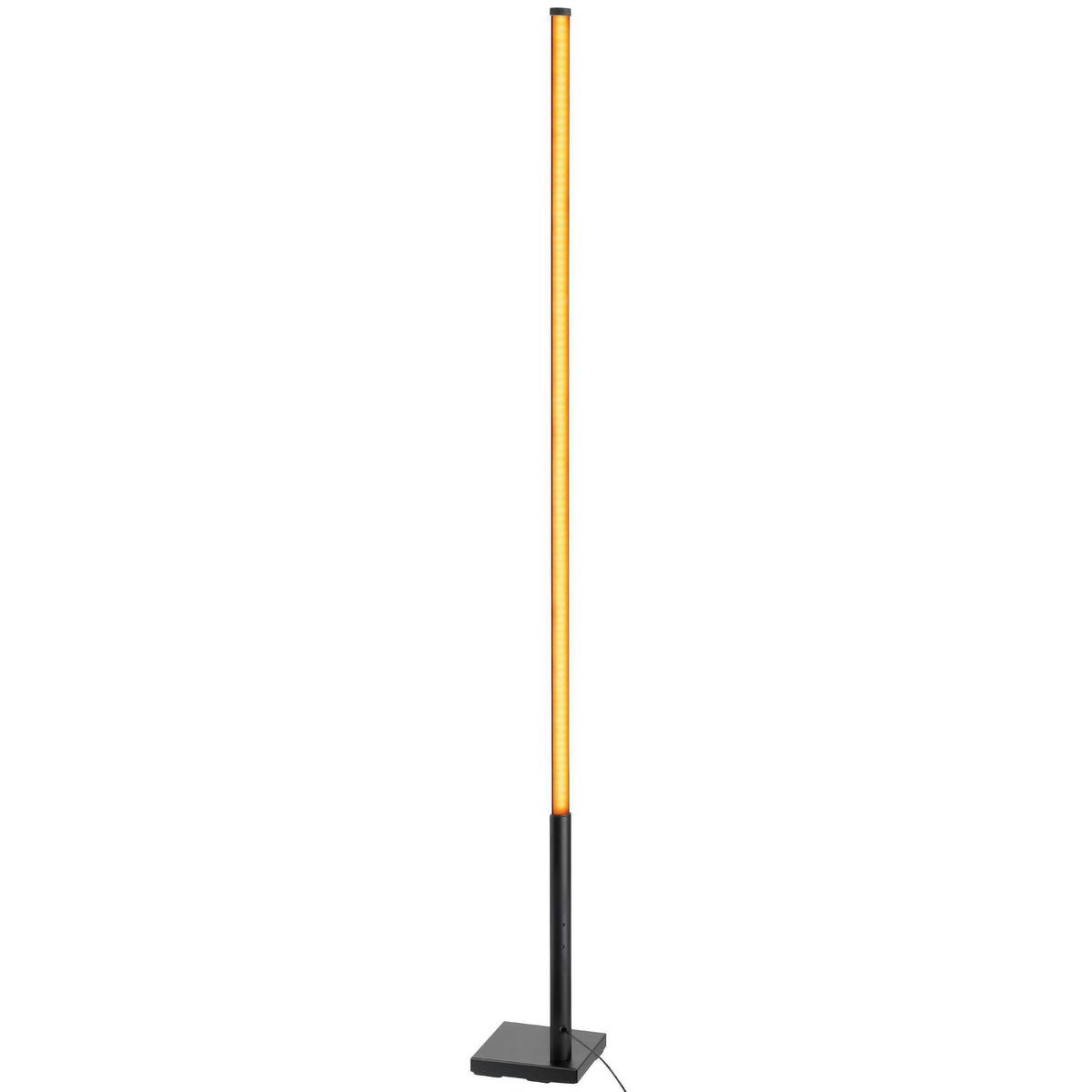 Stehleuchte 75654 Picacha 1 Schwarz/weiss - Weiss/Schwarz, Basics, Kunststoff/Metall (2/2/150cm) - Eglo