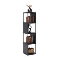 Polc Pinnar - sötétszürke, Modern, faalapú anyag/fém (33/136,5/33cm) - Mömax