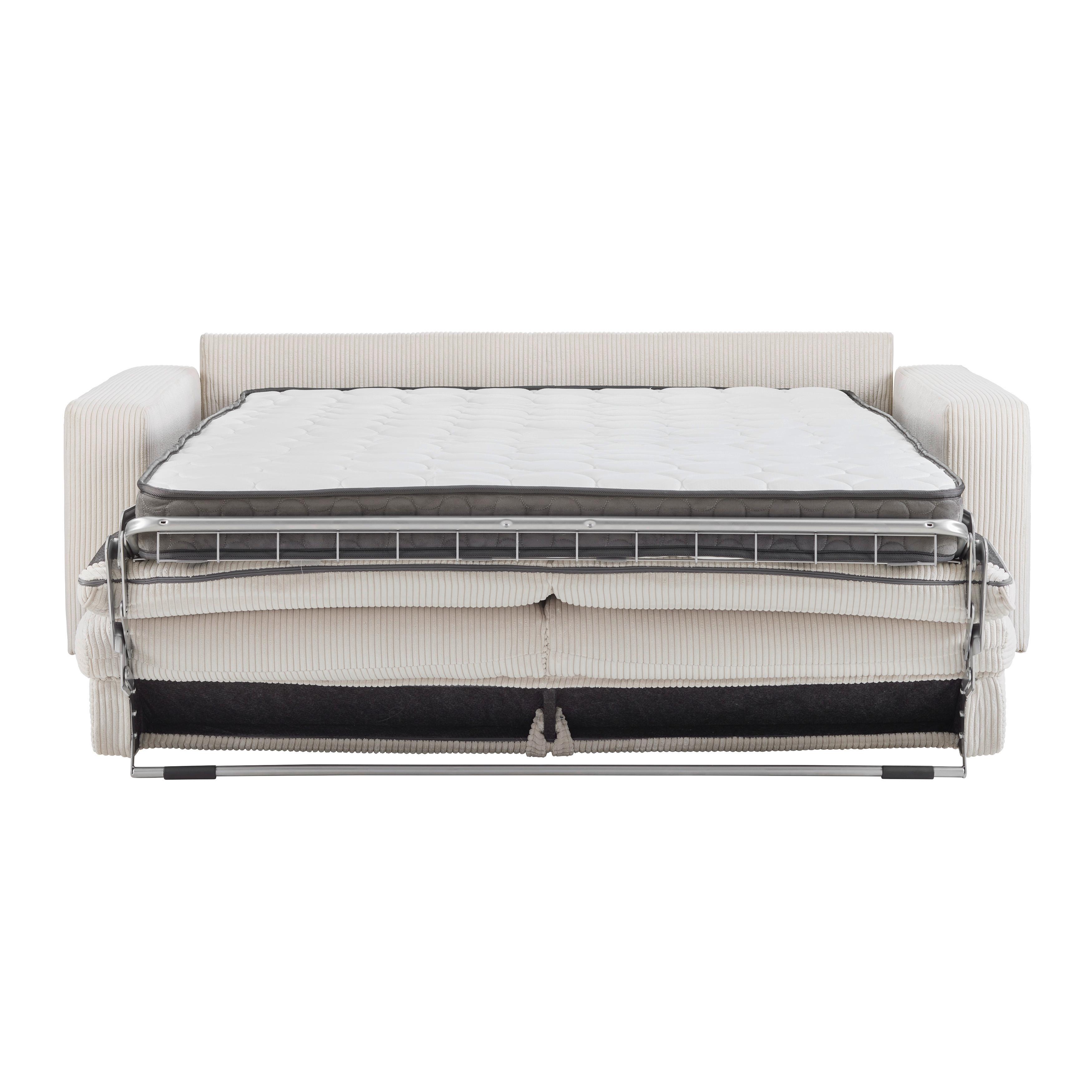 BÄDDSOFFA AGNETA -BASED- - beige/svart, Modern, metall/trä (200/83/97cm) - Based