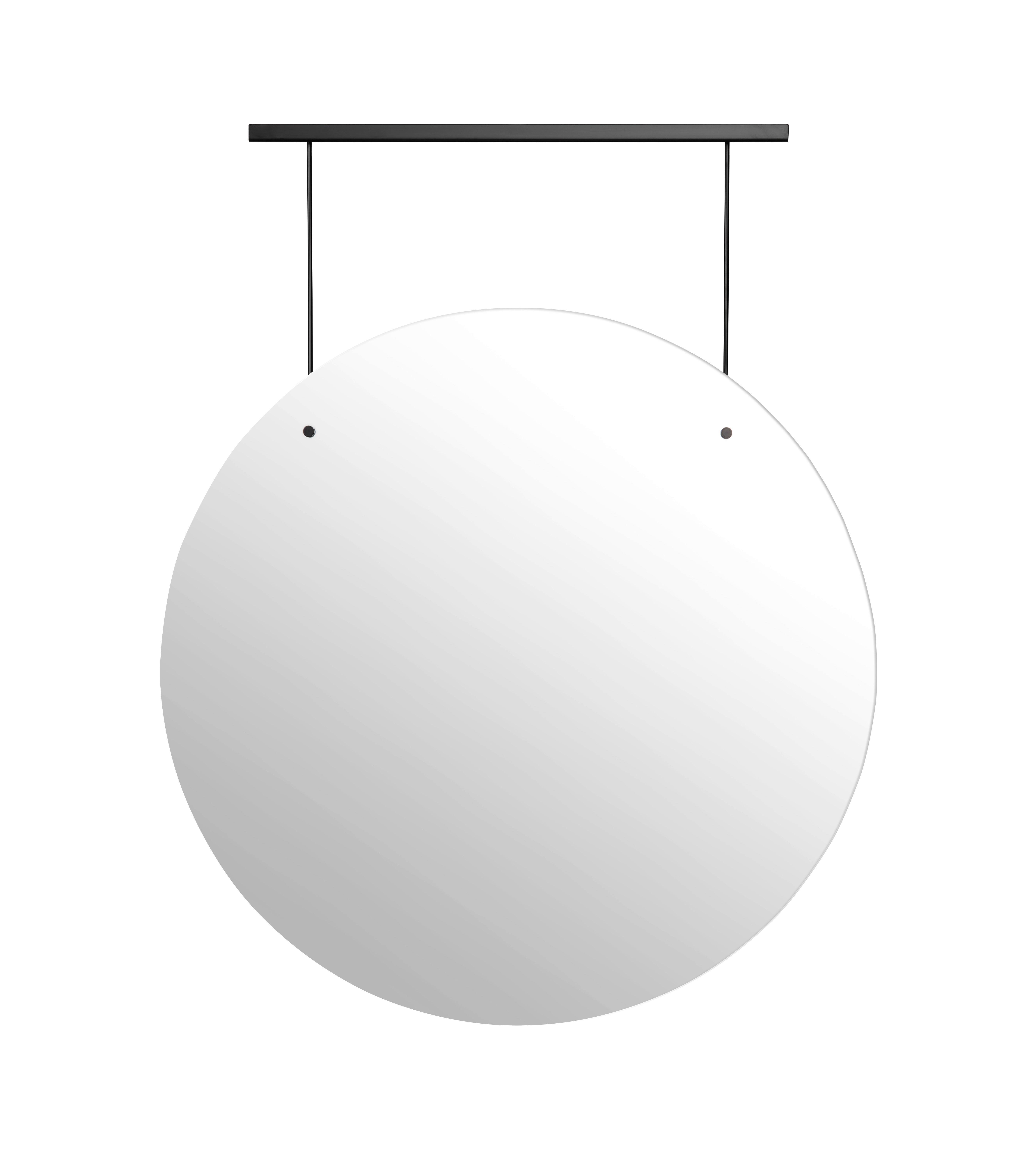 décoration murale Chi in Schwarz - noir, métal/verre (76,53/60,96/2,54l) - Modern Living