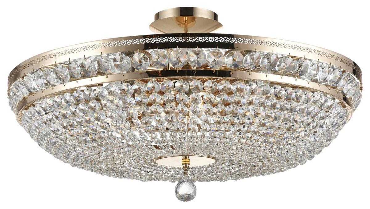 Kronleuchter Ottilia Goldfarben max. 60 Watt - Goldfarben, Basics, Glas/Metall (65/31,5/65cm) - MAYTONI