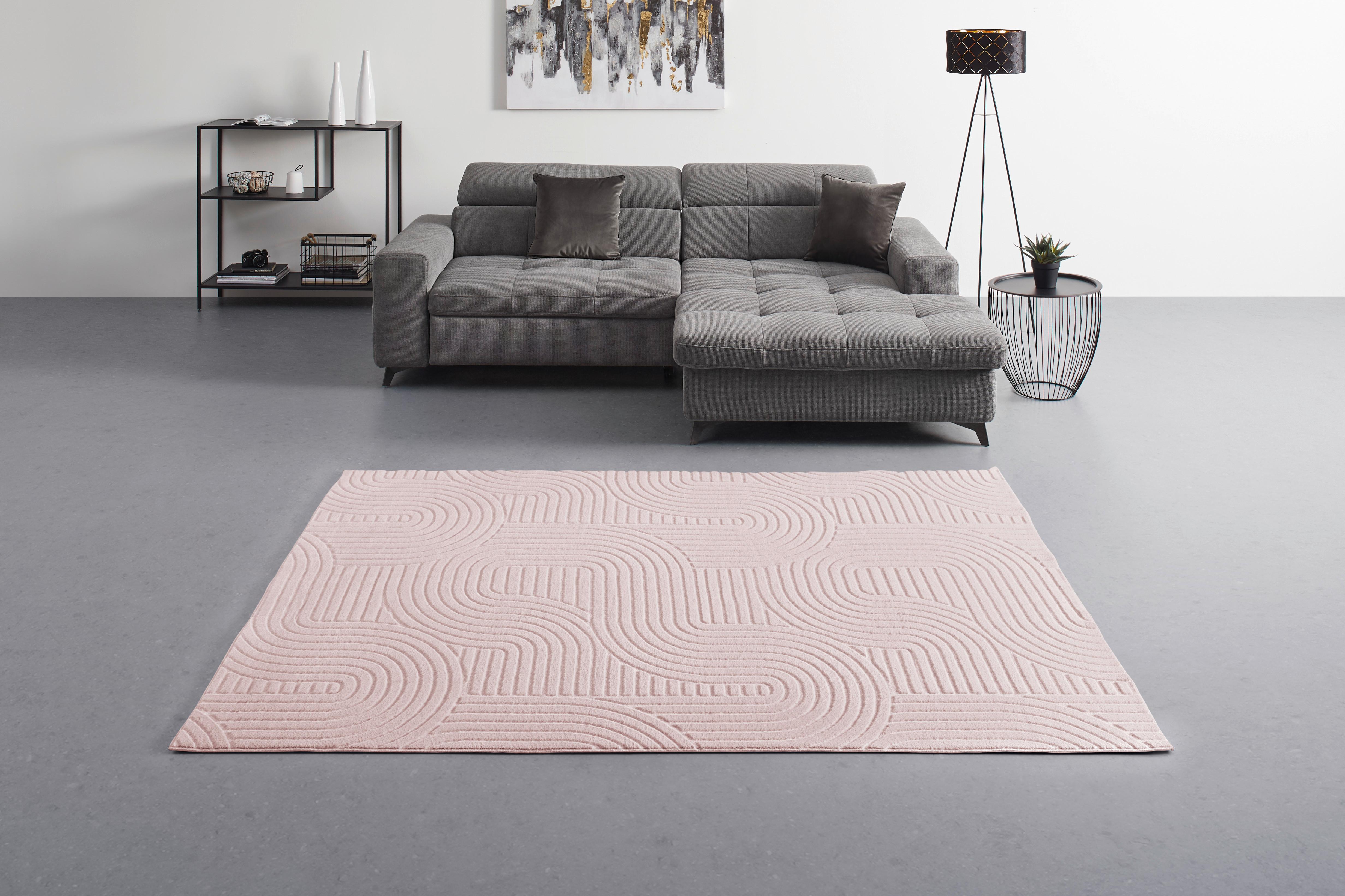 VÄVD MATTA ZEN WEAVE - rosa, Klassisk, textil (80/140cm) - Mömax
