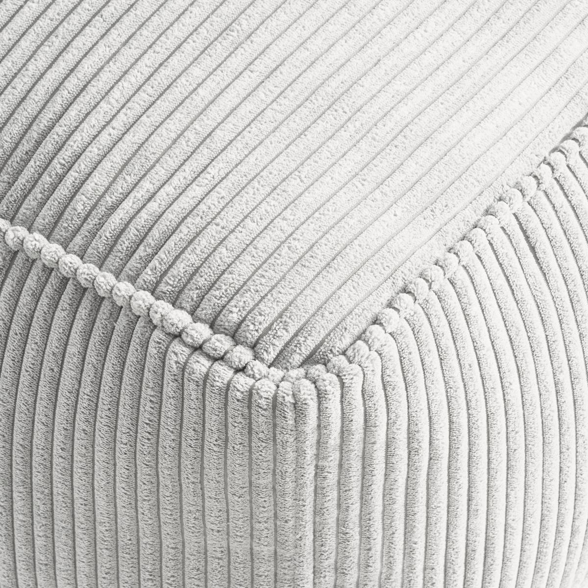 Hocker Caroline Weiß - Weiß, MODERN, Textil (80/38/50cm) - Mömax