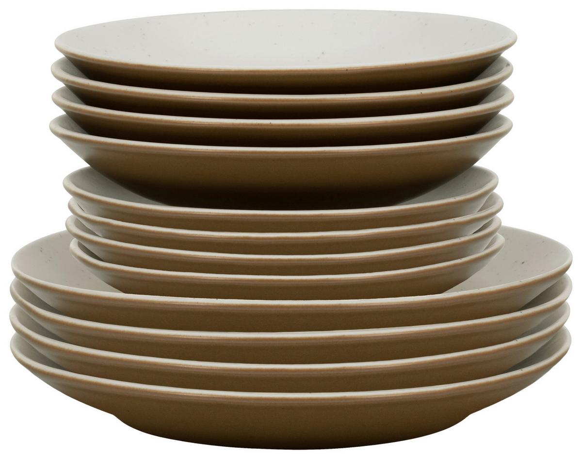 Jedilni Servis Sand Dunes Creme, 12-Delni - večbarvno, Trend, keramika - Creatable