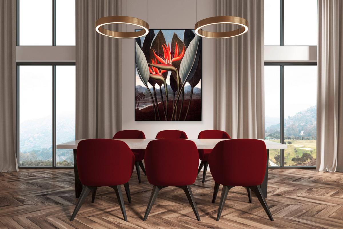Bild Elena ca. 70x100cm - Multicolor, Holzwerkstoff/Papier (70/100cm) - Modern Living