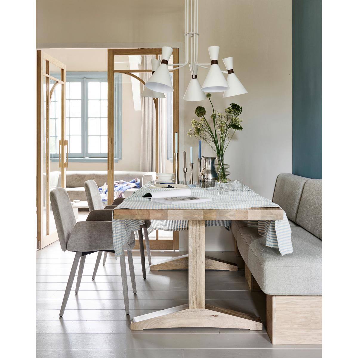 Sitzbank Eat Up Beige - Eichefarben/Beige, MODERN, Holz/Textil (110/84/67cm) - Livetastic