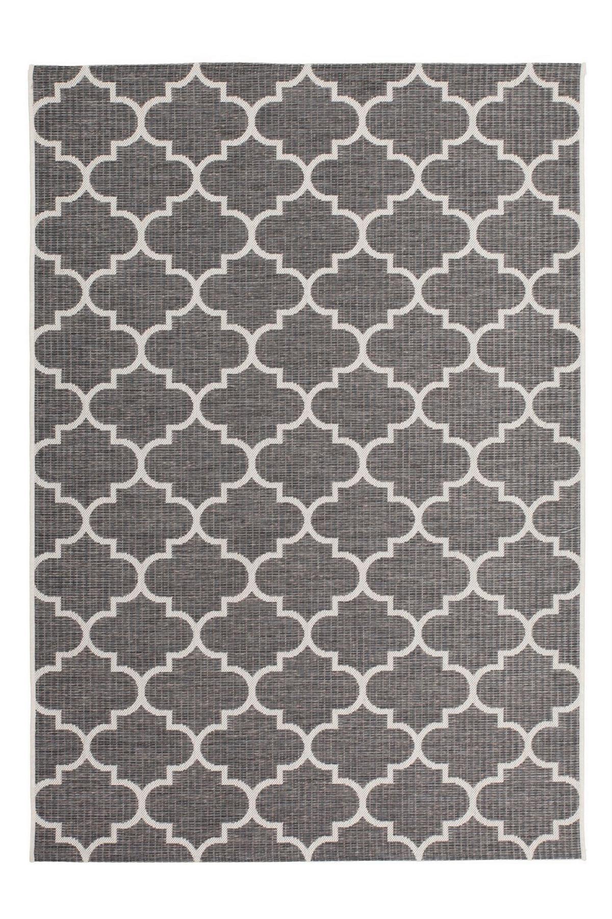 LÄUFER INDONESIA - BATU GRAU - Grau, Konventionell, Textil (80/150cm) - Kayoom