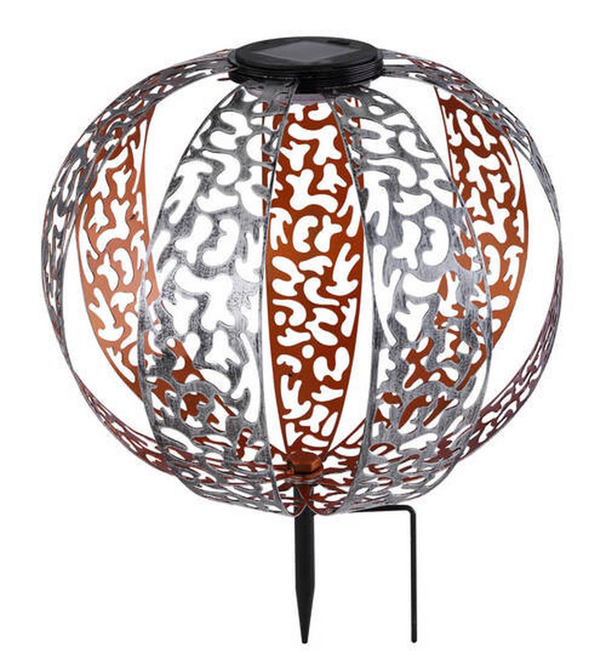 Solarna Svetilka Solar, S Sijalko - zlate barve/srebrne barve, Design, kovina (30/41,0cm) - Globo