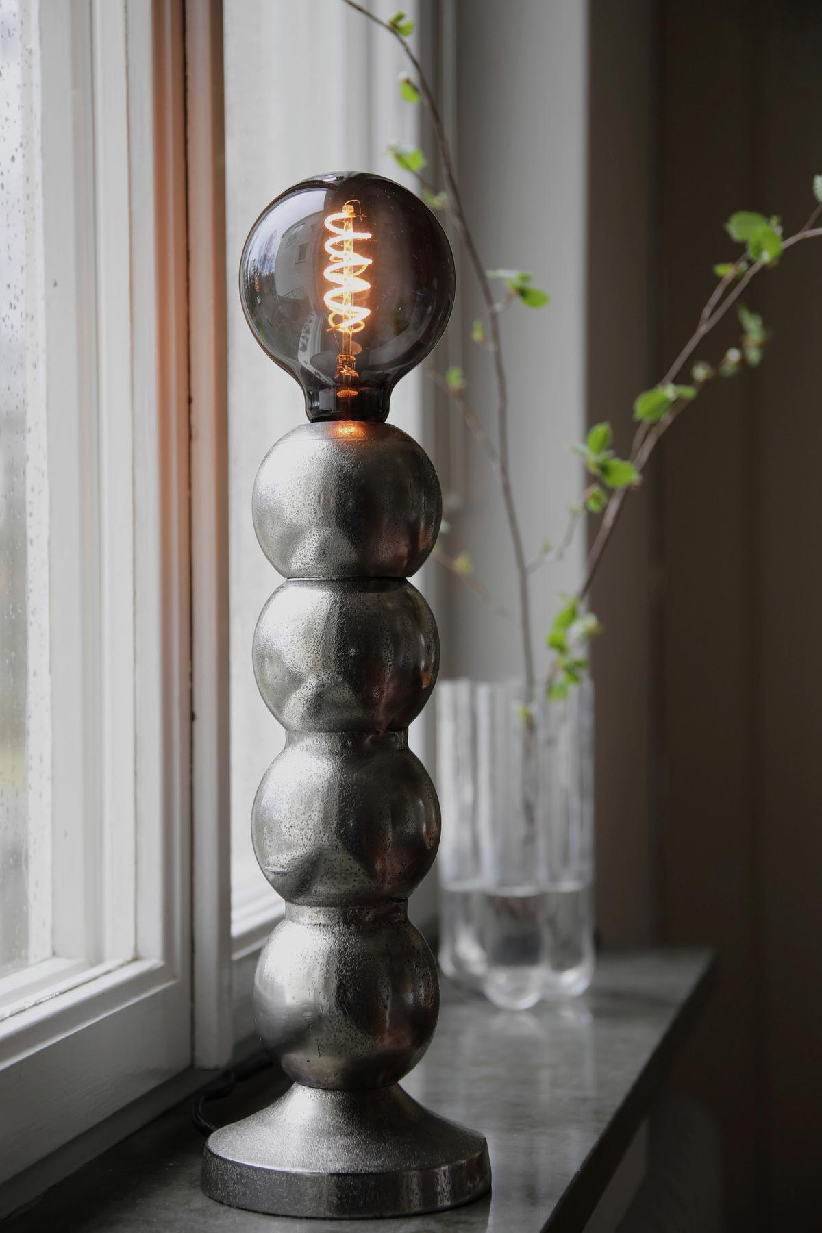 Tischleuchte Gong max. 40 Watt - Silberfarben, Basics (12.5/12.5/33cm) - Markslöjd
