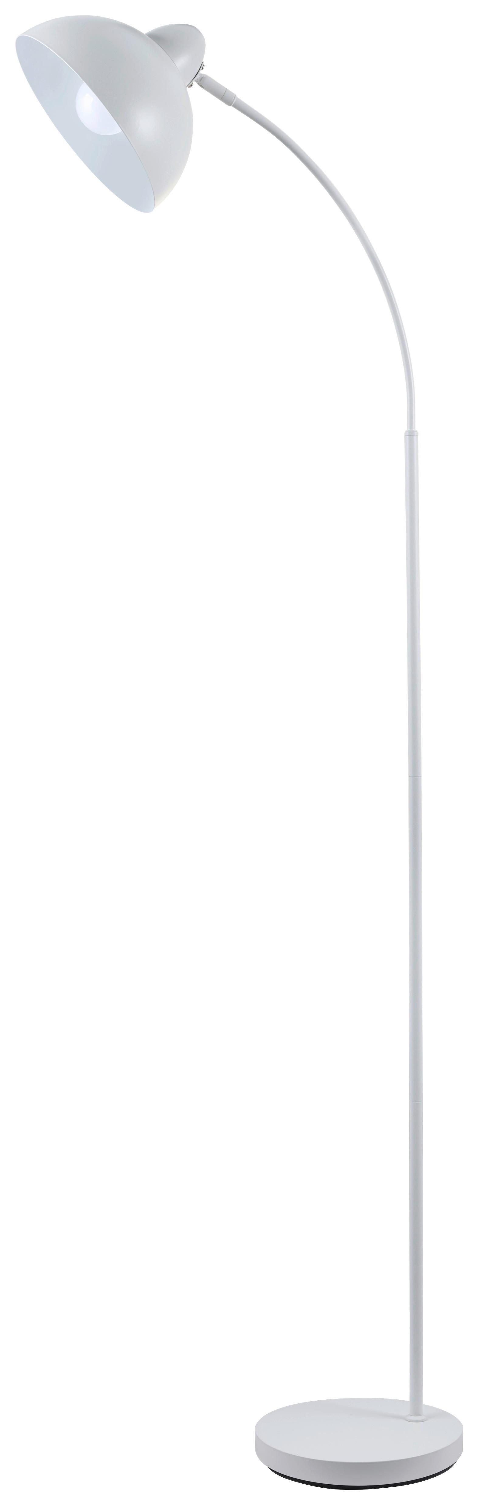 GOLVLAMPA GUT - vit, Modern, metall (55/24/155cm)
