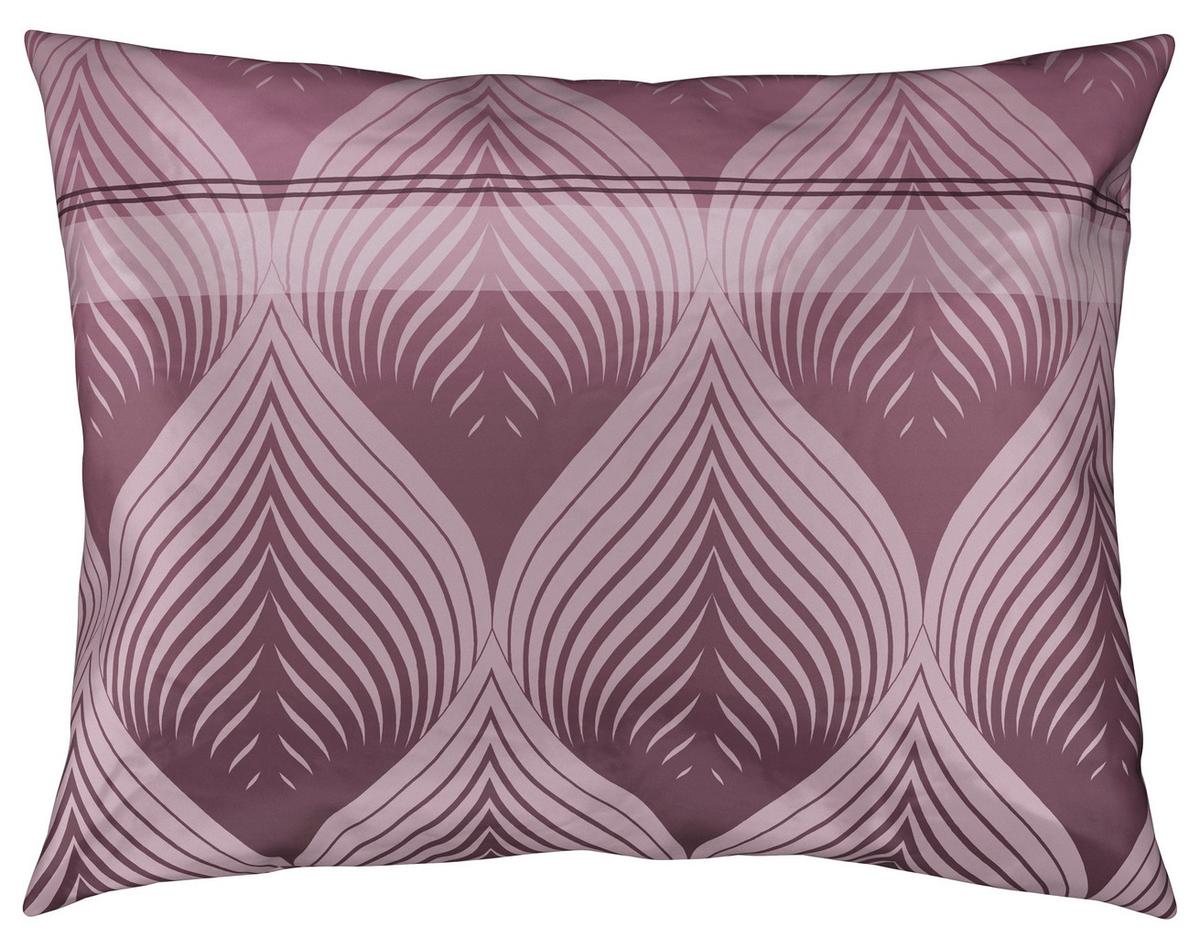 Bettwäsche Domps XL Mauve ca. 140x220cm - Mauve, MODERN, Textil (140/220cm) - Modern Living
