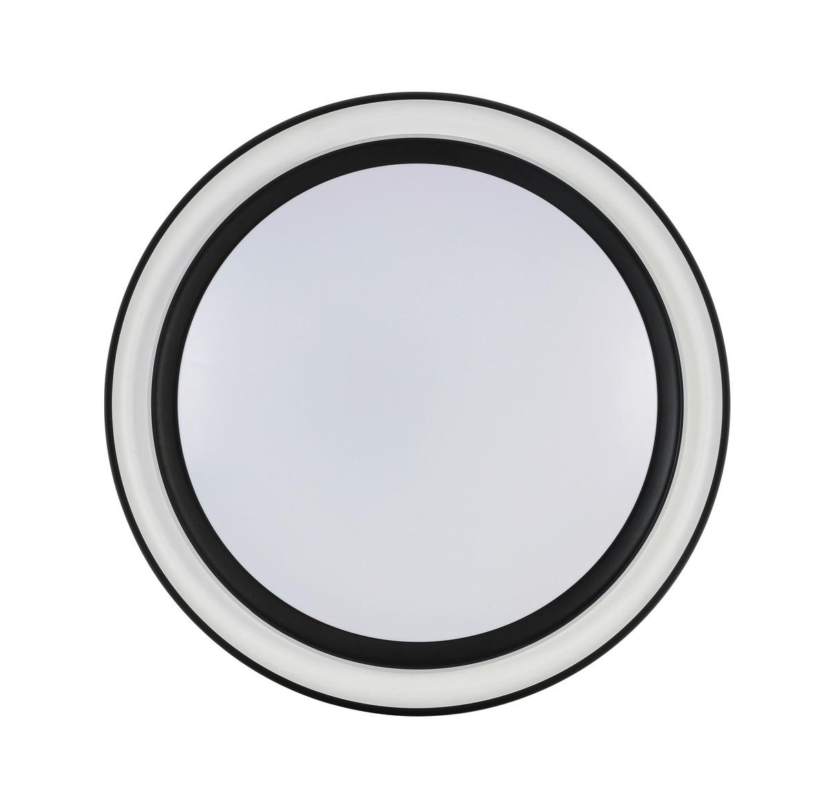 Led Mennyezeti Lámpa Huny - fekete/fehér, Modern, műanyag/fém (65/9cm) - Mömax