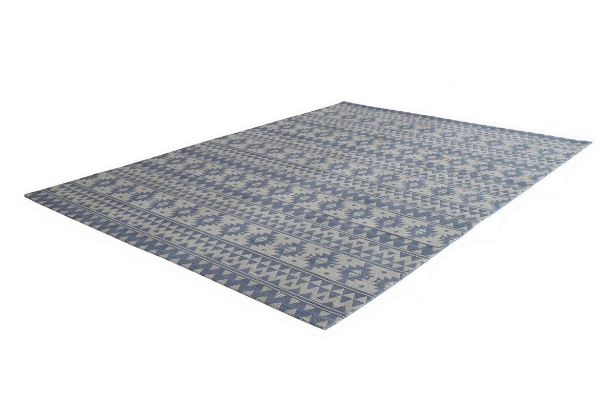 Flachwebeteppich Sunny 210 Hellblau 80 X 150 - Hellblau, Basics, Textil (80/150cm) - Kayoom