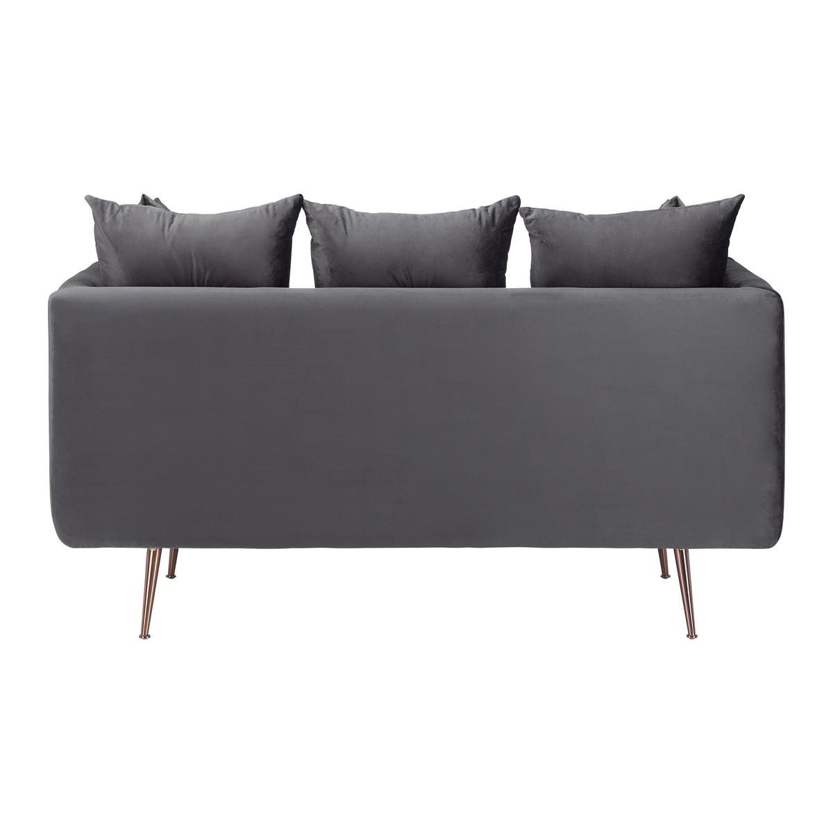 Dvosjed Luis - siva/ružičasto zlatna, Moderno, drvo/metal (155/87/87cm) - Bessagi Home