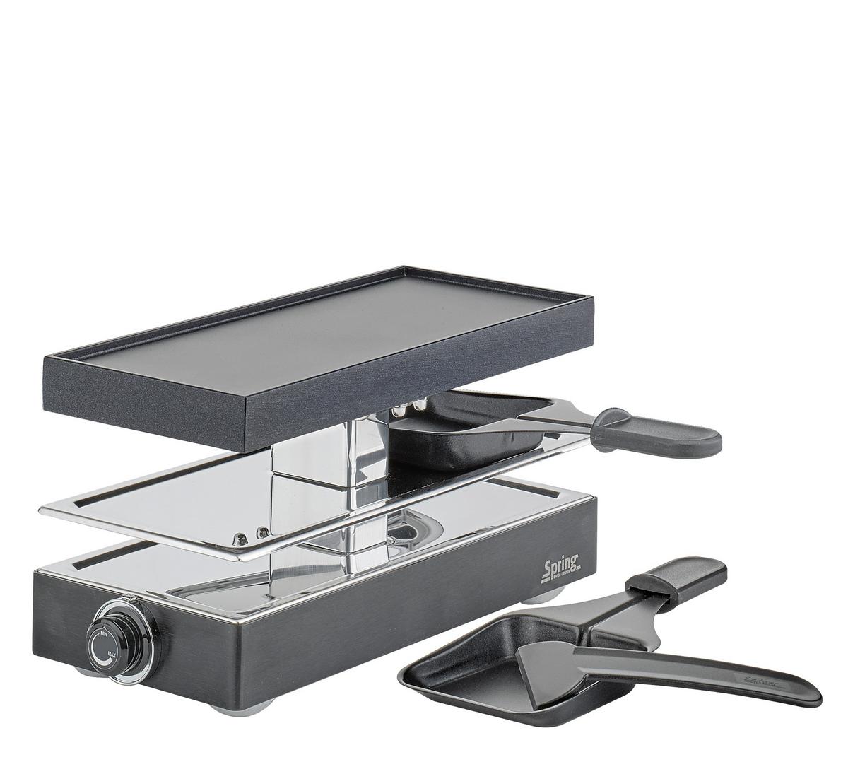 GRILL RACLETTE 3267287001 - czarny, Basics, metal (26/11/12,5cm) - Spring