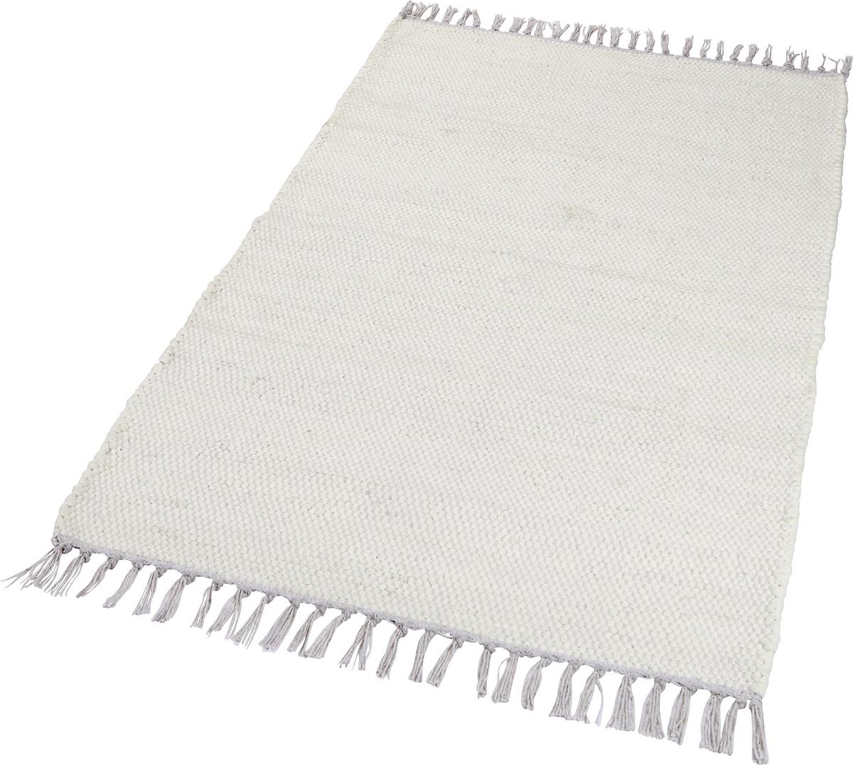 DYWAN Z FRĘDZLAMI MAXI - biały, Lifestyle, tkanina (60/120cm) - Boxxx