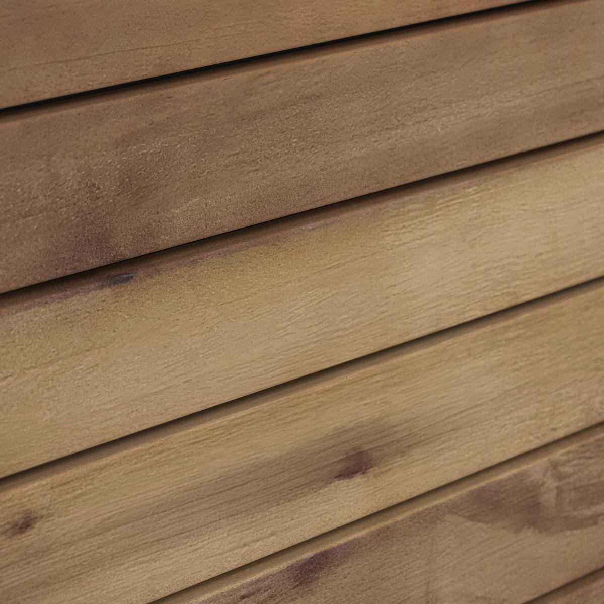 Hochbeet Christo 1 Schwarz/Akaziefarben - Schwarz/Akaziefarben, Natur, Holz/Kunststoff (32/34/32cm) - Mömax