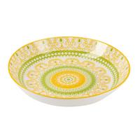 Mélytányér Maja - sárga/zöld, Lifestyle, kerámia (21/4cm) - Mömax