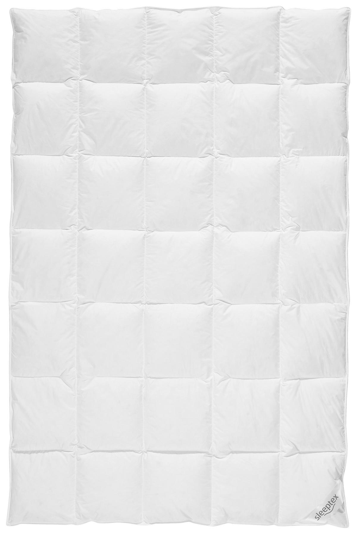 KOŁDRA CAŁOROCZNA DEVON - biały, Basics, materiały naturalne/tkanina (135/200cm) - Sleeptex