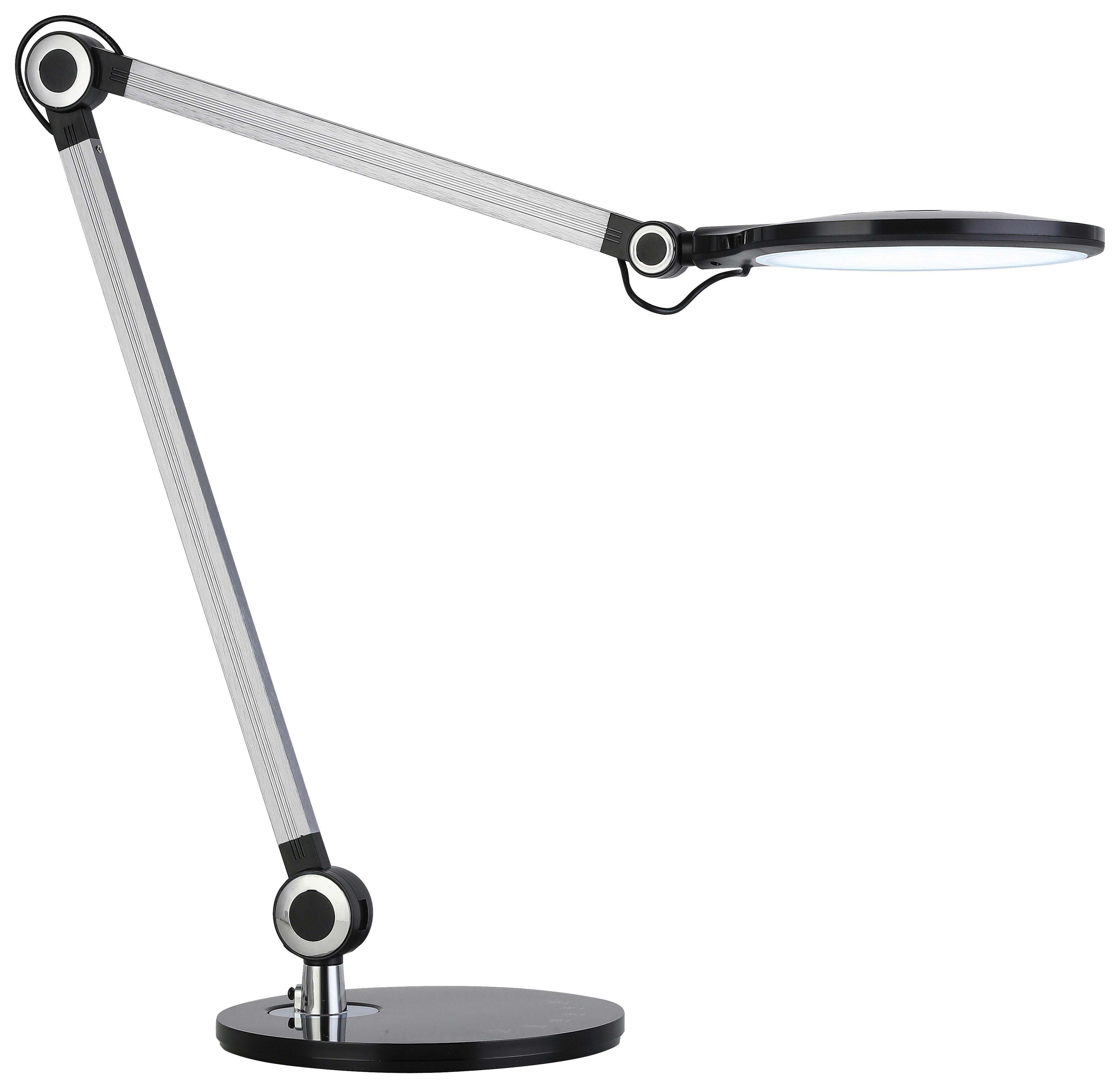 LED-SKRIVBORDSLAMPA EDA - svart/grå, Modern, metall/plast (20/80cm) - Mömax
