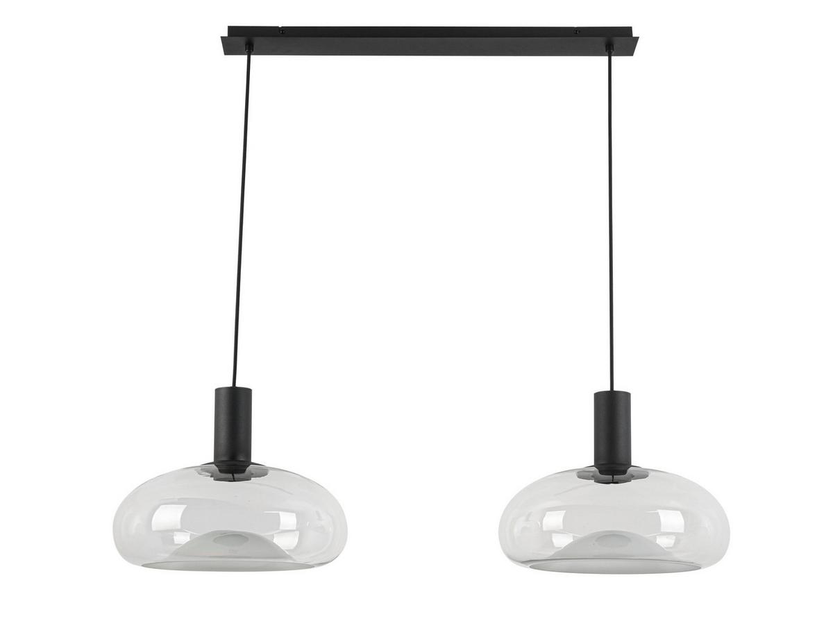 LAMPA WISZĄCA LUNE *DK* - czarny, Design, metal/szkło (98,5/37/183cm) - Dieter Knoll