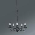 Hängeleuchte Klara, max. 5x40 Watt - Schwarz, ROMANTIK / LANDHAUS, Metall (46/81cm) - Mömax modern living Hängeleuchte Klara, max. 5x40 Watt - Schwarz, ROMANTIK / LANDHAUS, Metall (46/81cm) - Mömax modern living