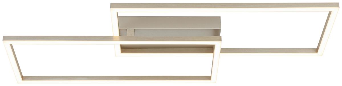 LED-Deckenleuchte Cem Champagnerfarben max. 30 Watt - Champagner, Modern, Kunststoff/Metall (75/30/7cm) - Mömax