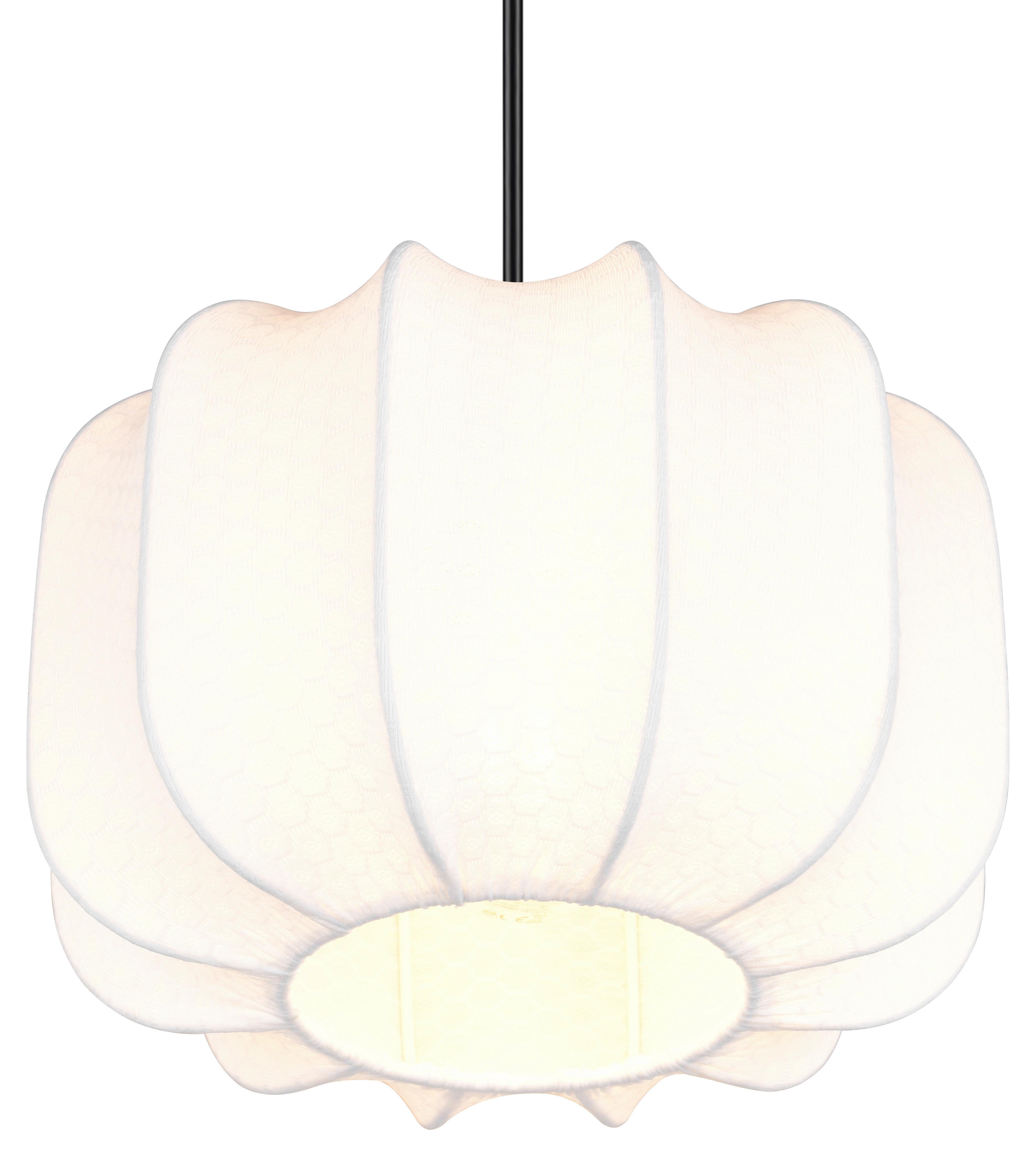 HÄNGLAMPA BIRGIT - vit, Modern, metall/textil (25/150cm) - Mömax