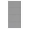 Panel Fronte Kliznih Vrata Unit, Normalna Visina, Š: 90cm - svijetlo siva, Moderno, drvni materijal - Based