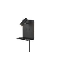 LED-Wandleuchte Element in Schwarz max. 3 Watt - Schwarz, Basics, Metall (20/16/14cm) - Trio Leuchten