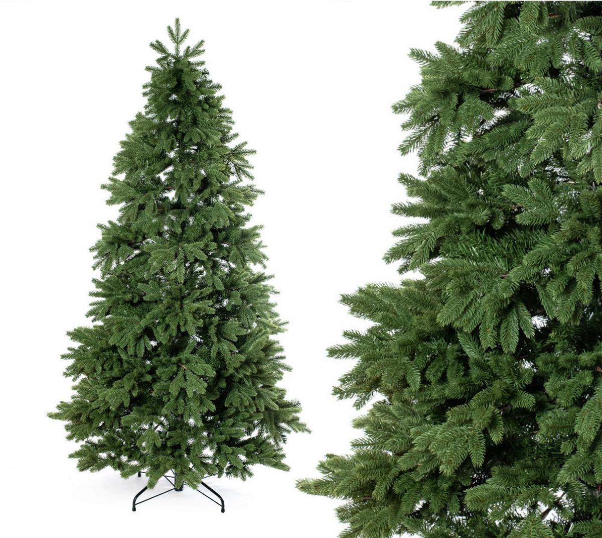 Weihnachtsbaum Evergreen Roswell Waldgrün H: ca. 240cm - Waldgrün, Basics, Kunststoff/Metall (142/240cm)