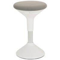 Pisarniški Stolček Balance Sit Ii W, Bela, Siva - siva/bela, Moderno, umetna masa/tekstil (28/43/28cm) - MID.YOU