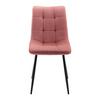 STOL SURI - svart/rosa, Modern, metall/trä (46/87/59cm) - Bessagi Home