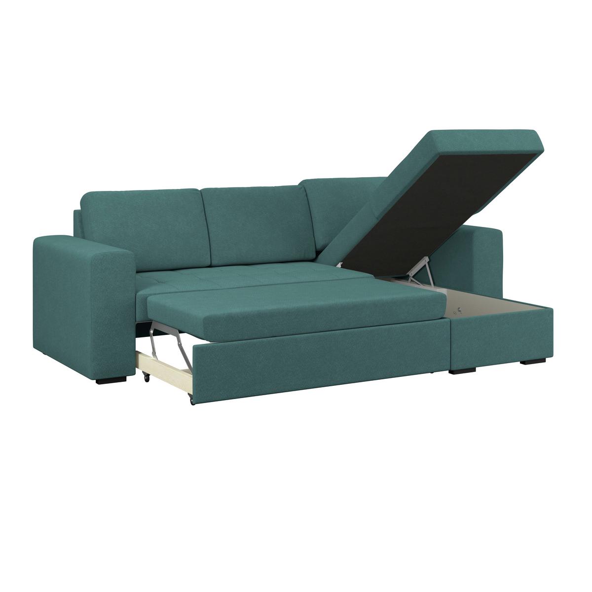 Kutna Garnitura Jan - Azurblau, Trend, tekstil (247/155cm)