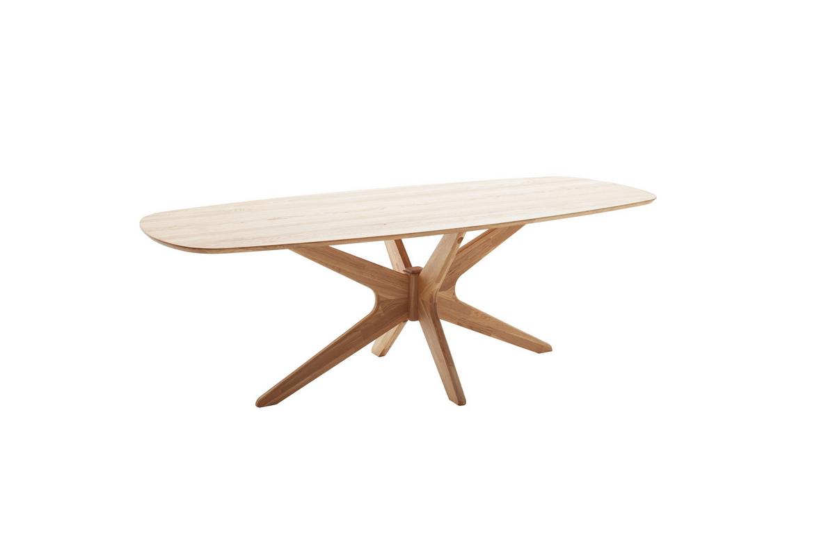 Esstisch Jefferson Wildeiche Echtholz - Wildeiche, MODERN, Holz (180/75/90cm) - Premium Living