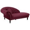 Damski Ležaj Cupido - crvena/crna, Design, tekstil/drvo (216/91/103cm) - Mömax