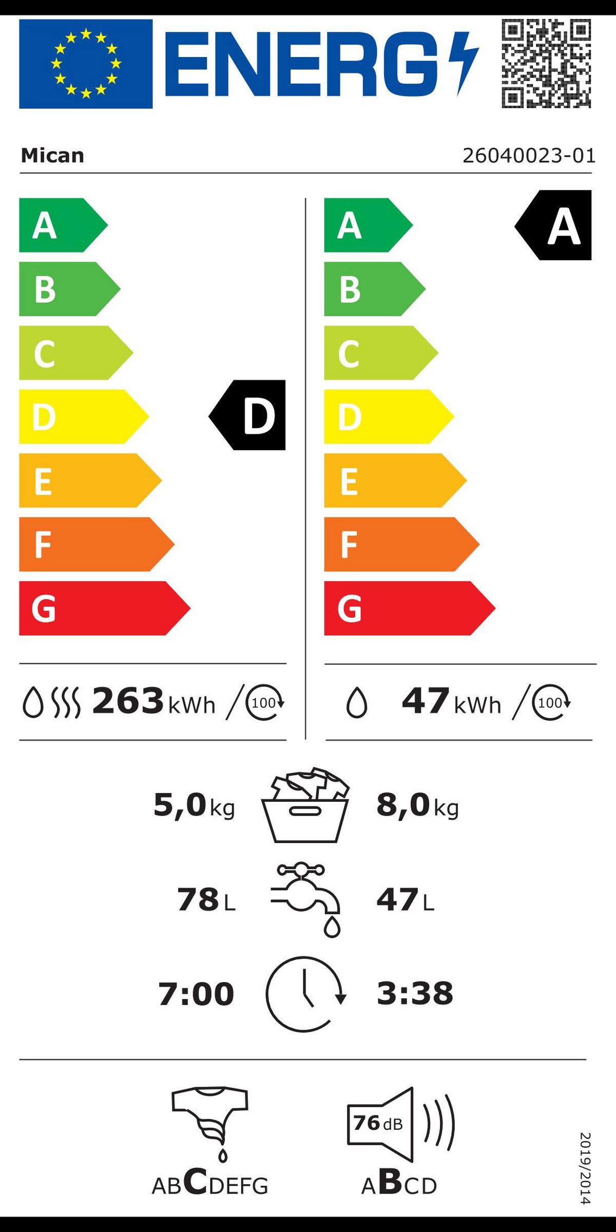 Waschtrockner WTM85DLDFBA - Schwarz, Basics, Metall (60/84,7/52cm) - Mican