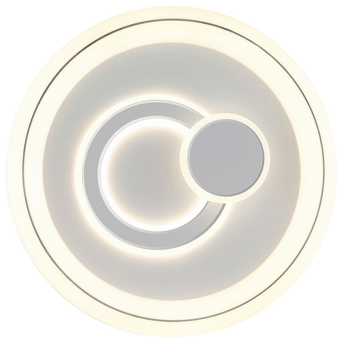 LAMPA SUFITOWA DANIE - biały/opal, Trend, tworzywo sztuczne/metal (48/7,5cm) - Collett's Monde