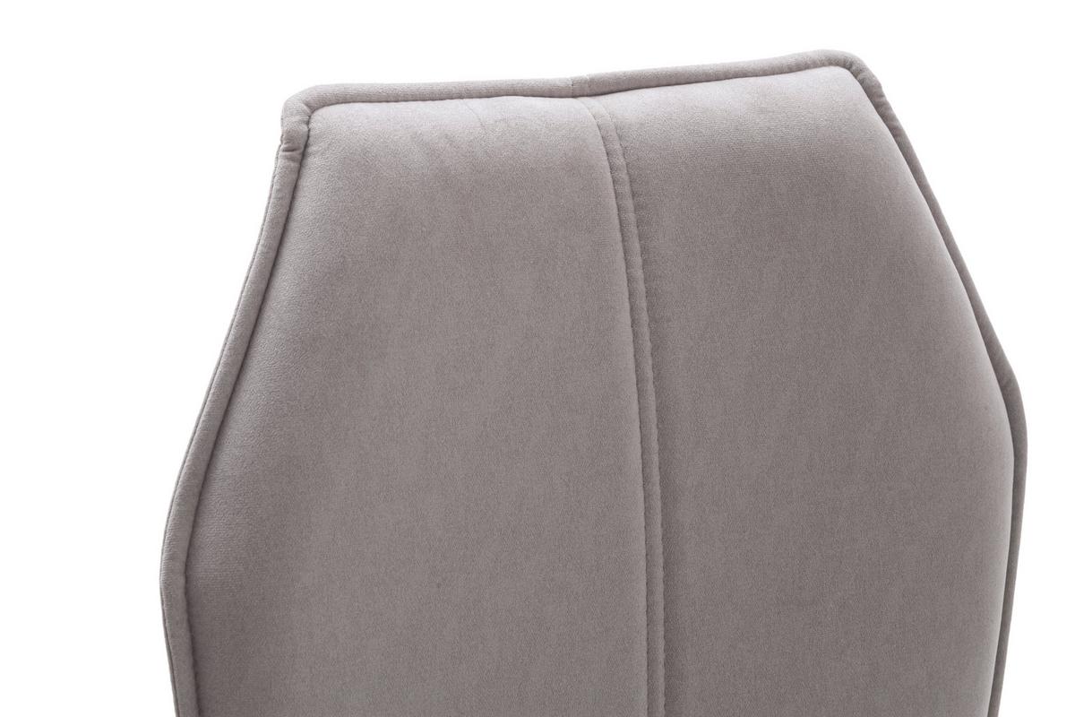 KRZESŁO MAKALU - kolor dębowy/szary, Design, drewno/tkanina (43/87/63cm) - Livetastic