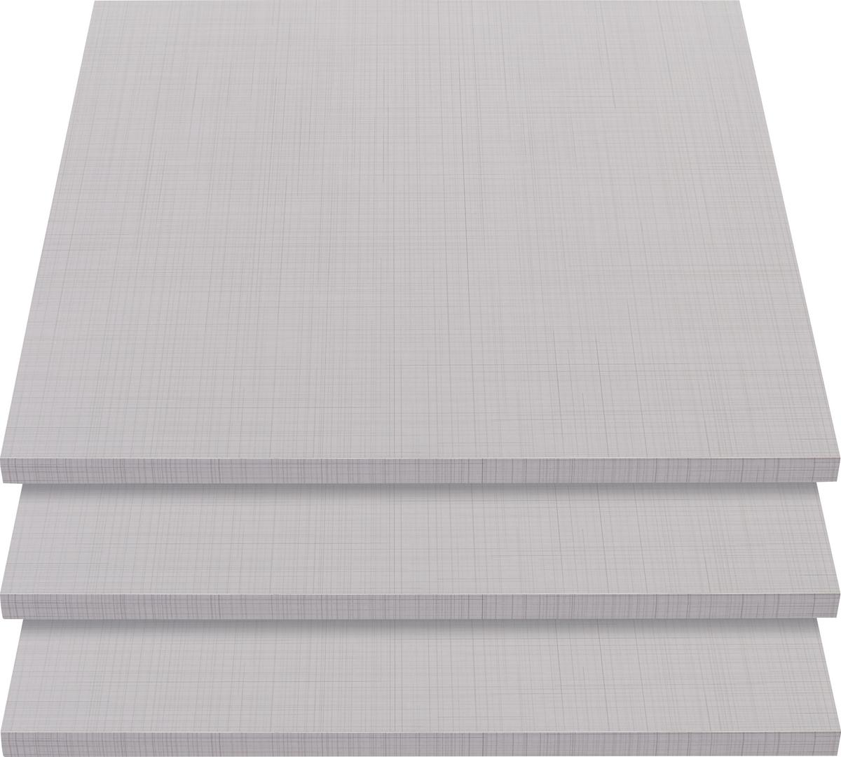 Raft demontabil Katrin - gri, material pe bază de lemn (43/2/50cm)