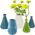Vase Livia in Grün aus Keramik - Dunkelgrün/Hellgrün, Keramik (12/18,8cm) - MÖMAX modern living