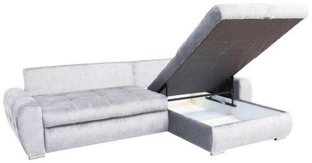 Canapea modulară SOLAR - alb/gri, Modern, lemn/metal (277/175cm) - Modern Living
