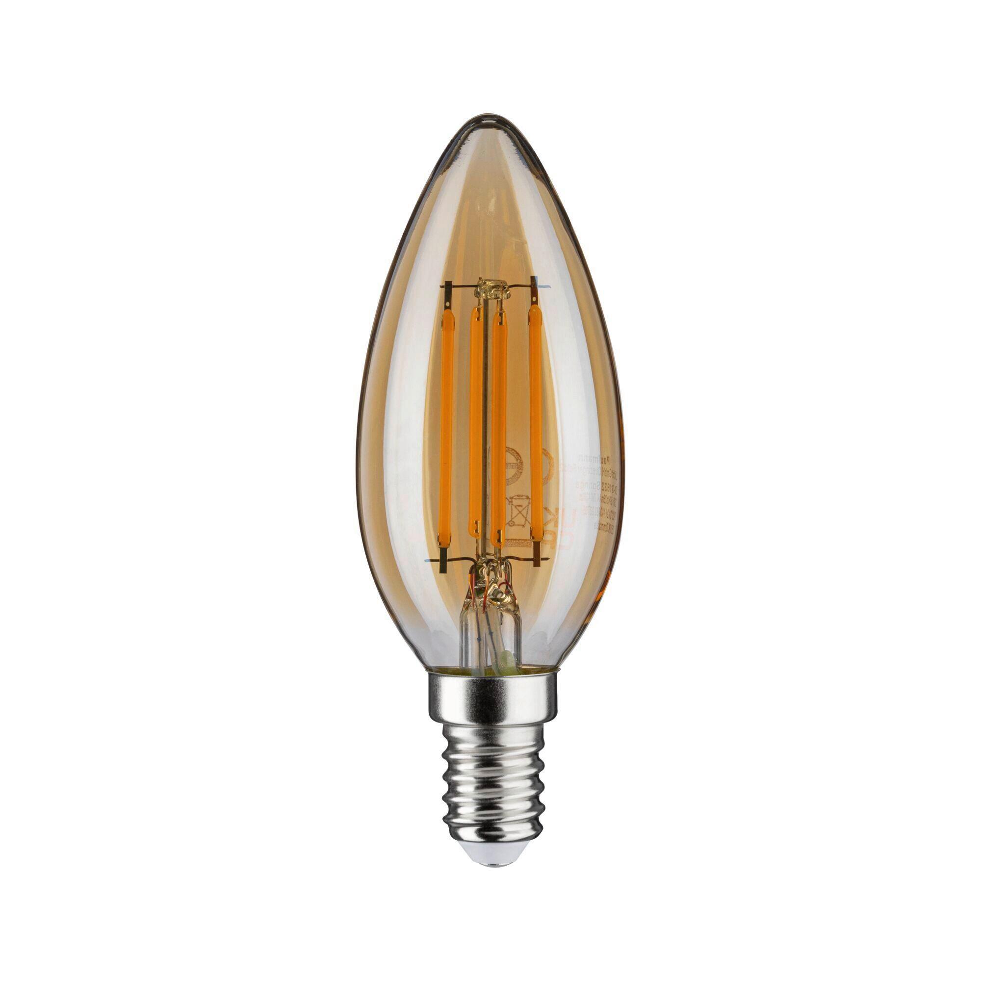 LED-Leuchtmittel 28705 max. 4,7 Watt - Goldfarben, Basics, Glas (3,5/9,8cm) - Paulmann