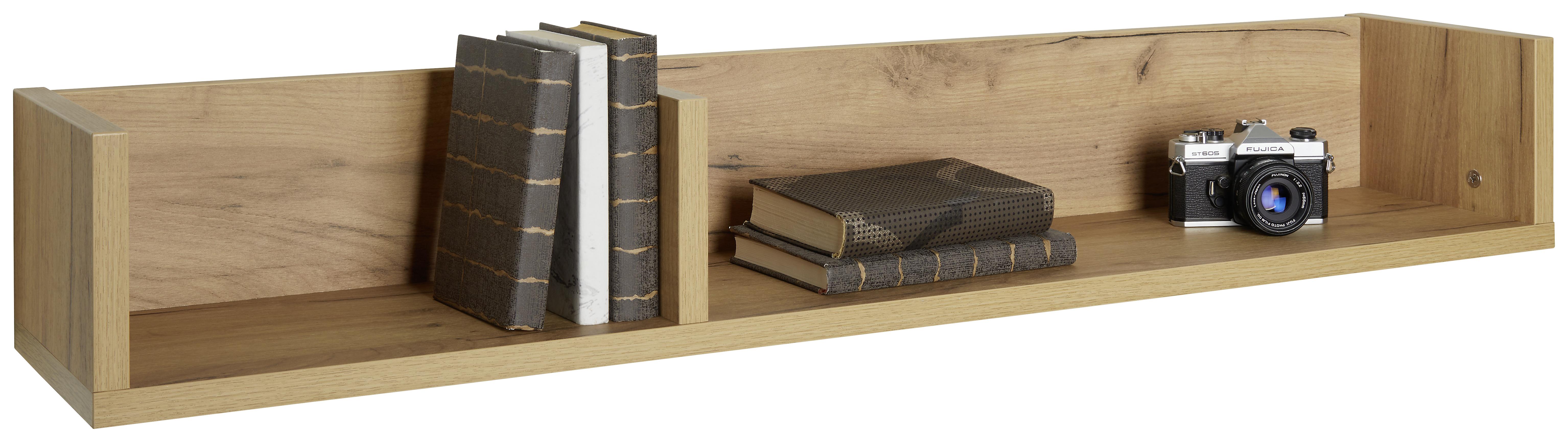 Wandboard in Eichefarben - Eichefarben, MODERN, Holzwerkstoff (120/18/23cm) - Modern Living