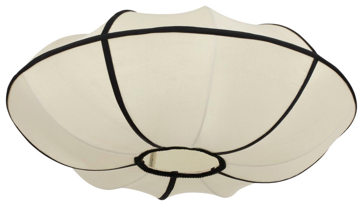 LAMPA WISZĄCA KALINDA - beżowy/czarny, Design, metal/tkanina (50/24cm) - Collett's Monde