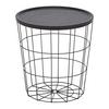 BIJZETTAFEL HAVANNA -SB- - Zwart, Modern, Houtcomposiet/Metaal (38/38/40cm) - Mömax
