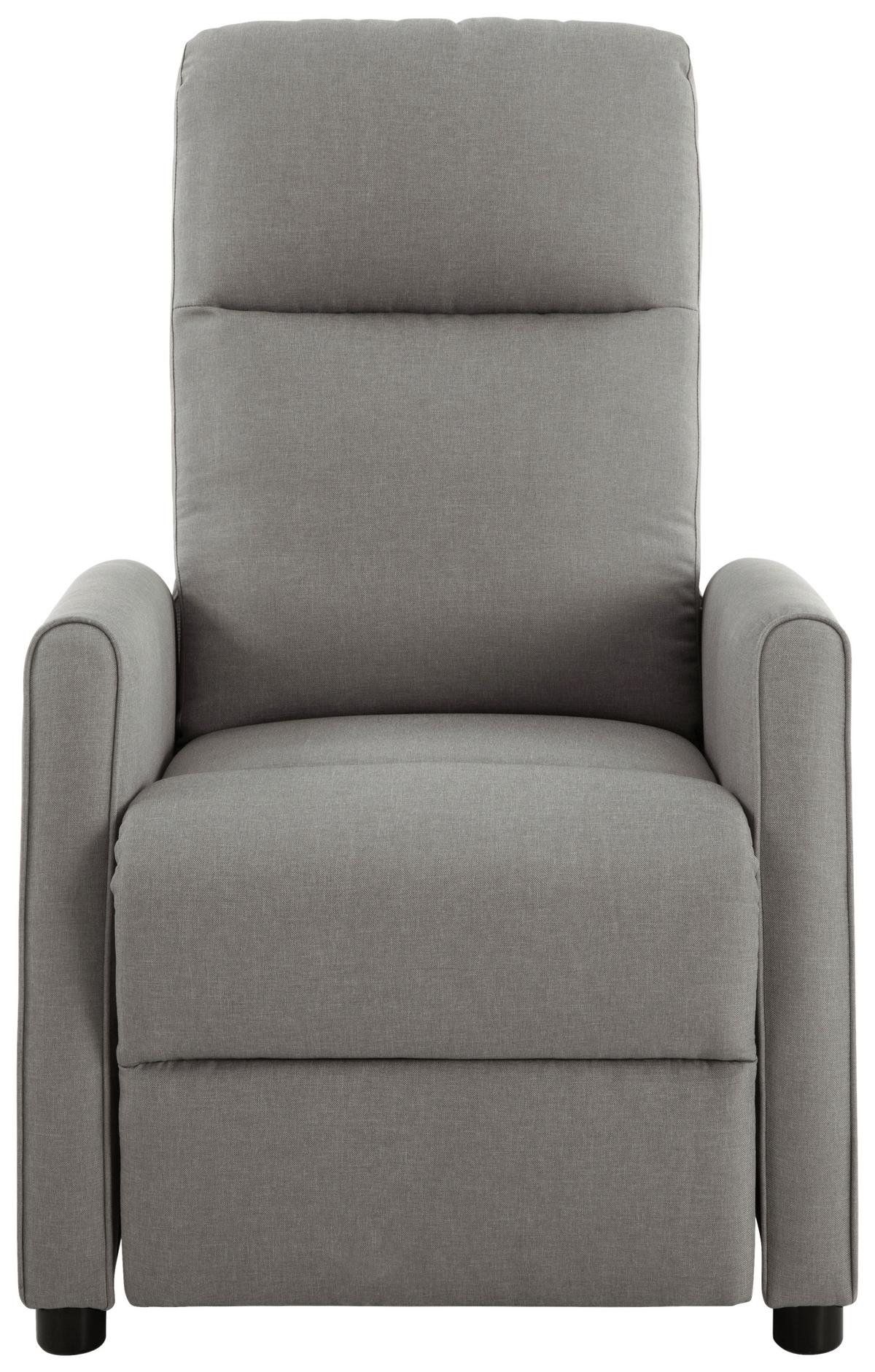 Relaks Fotelja Capri - siva/crna, Moderno, drvo/metal (70/105.5/84cm) - Mömax